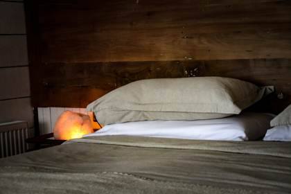 A room with its own fire